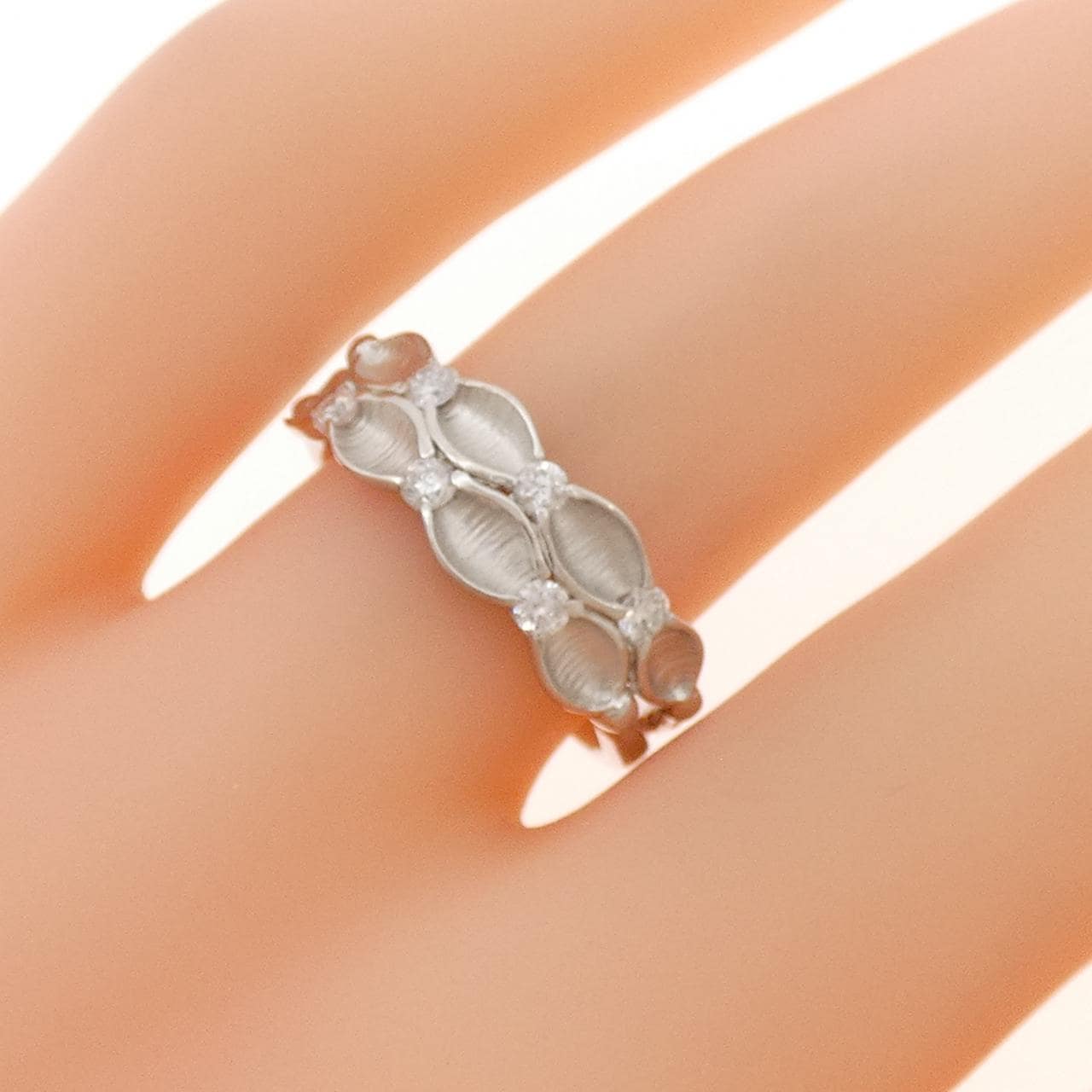 PT900 Diamond Ring 0.21CT