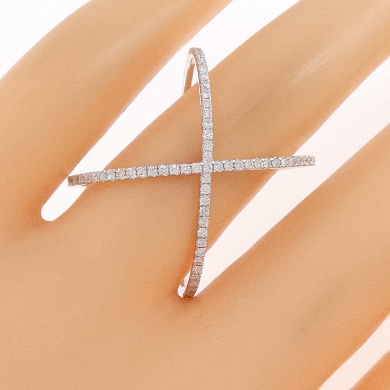 750WG ダイヤモンド リング 0.31CT