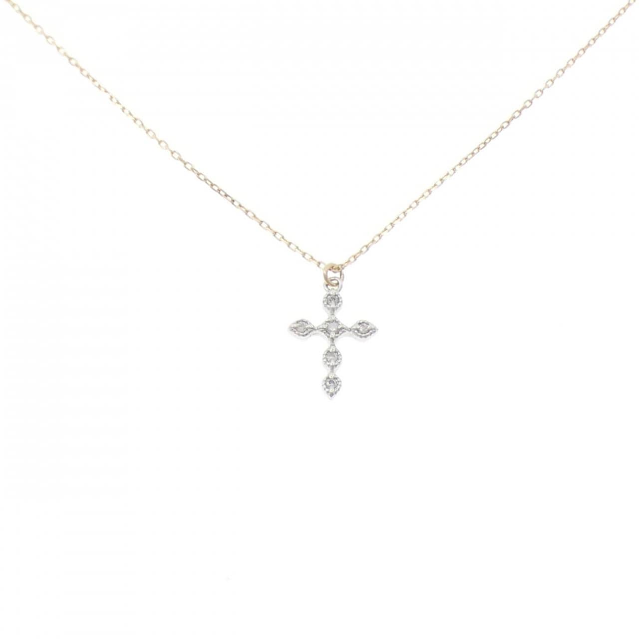 アガット ダイヤモンド ネックレス 0.03CT