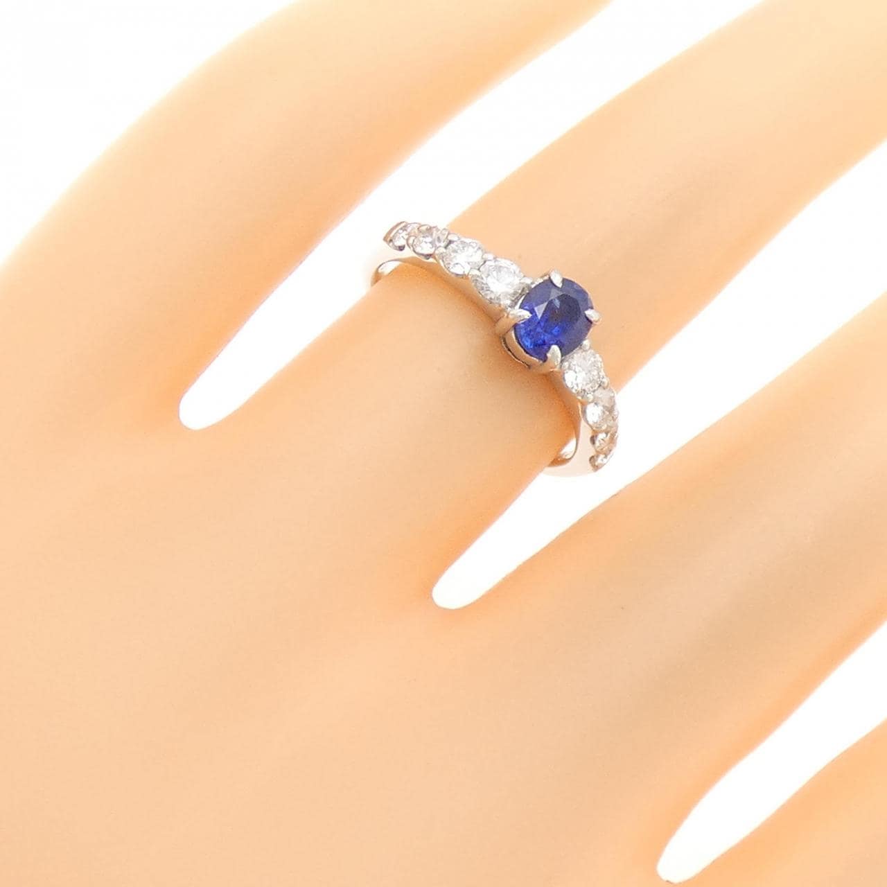 PT900 サファイヤ リング 0.48CT