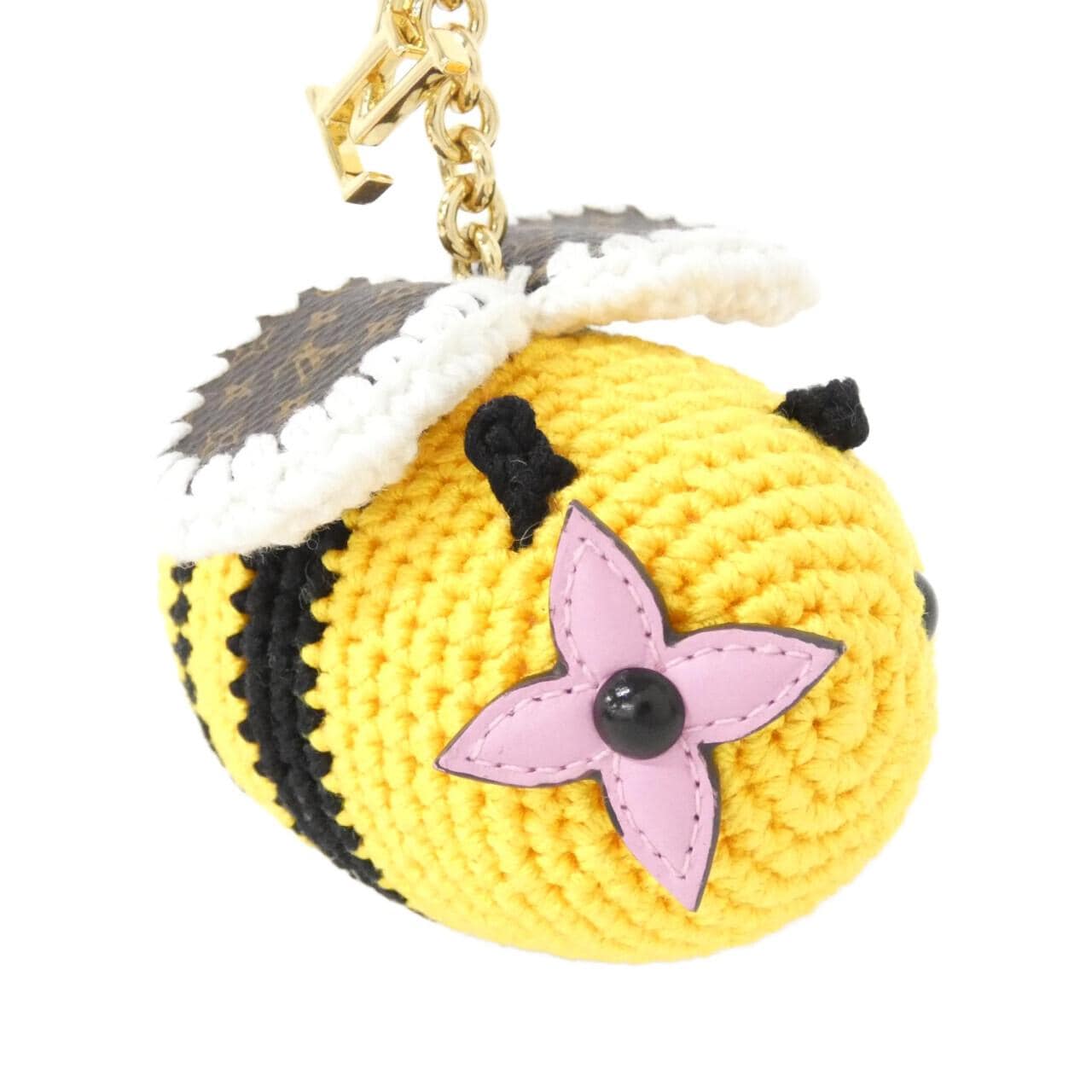 ルイヴィトン ビー LV クロシェ M02585 キーリング