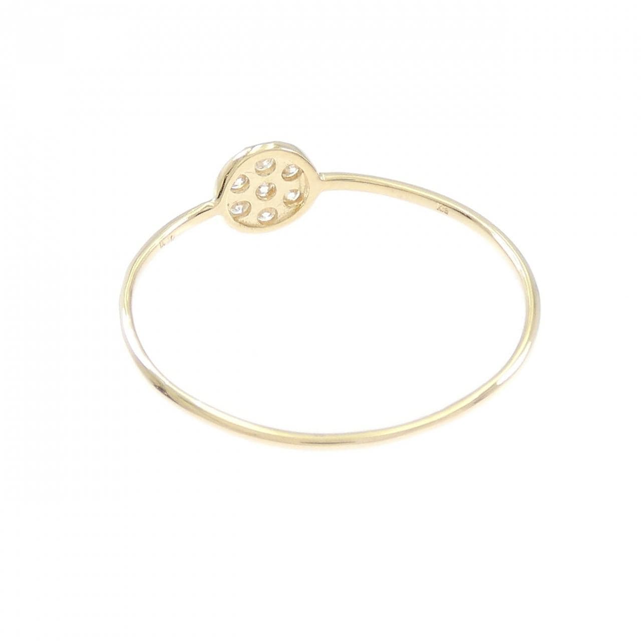 【リメイク】K18YG ダイヤモンド リング 0.10CT