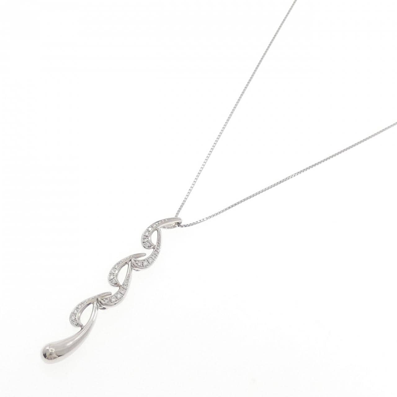 PT900/PT850 ダイヤモンド ネックレス 0.20CT