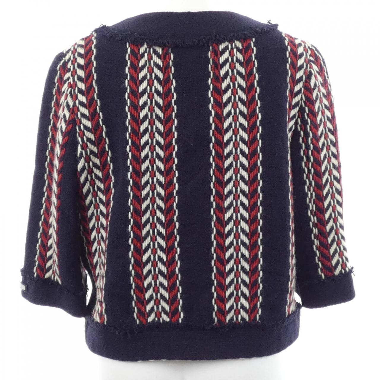 【ヴィンテージ】シャネル CHANEL P24466V15146 04A ノーカラージャケット