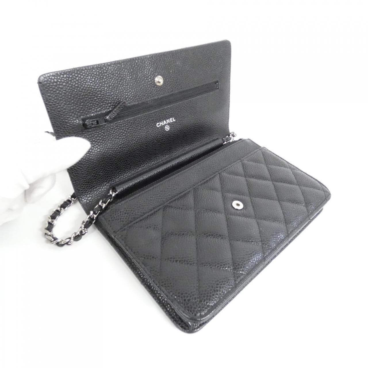 シャネル タイムレスクラシック ライン 33814 チェーンウォレット