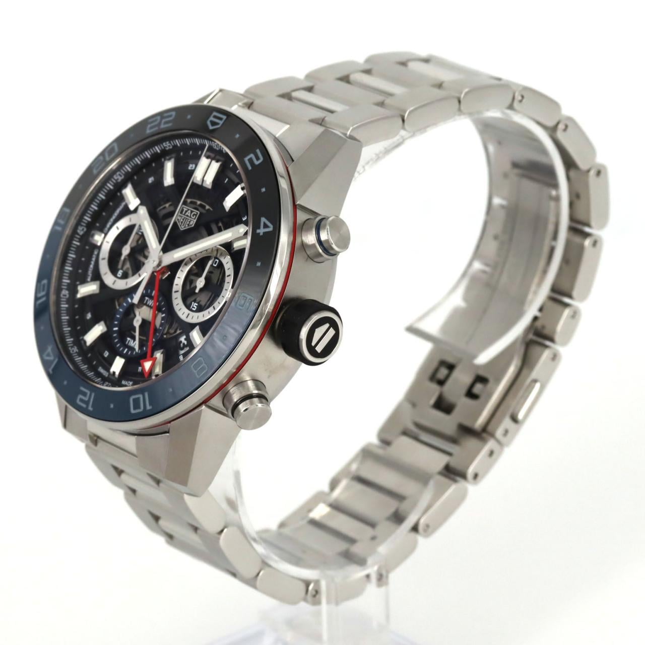 タグ･ホイヤー カレラ･キャリバーホイヤー02クロノグラフGMT CBG2A1Z.BA0658 SS 自動巻