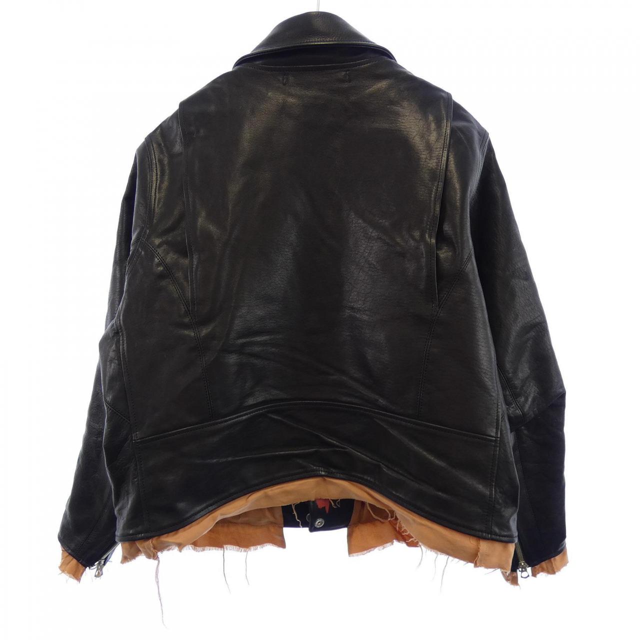 SEVESKIG LT-SV-NRS-1002 レザーライダースジャケット