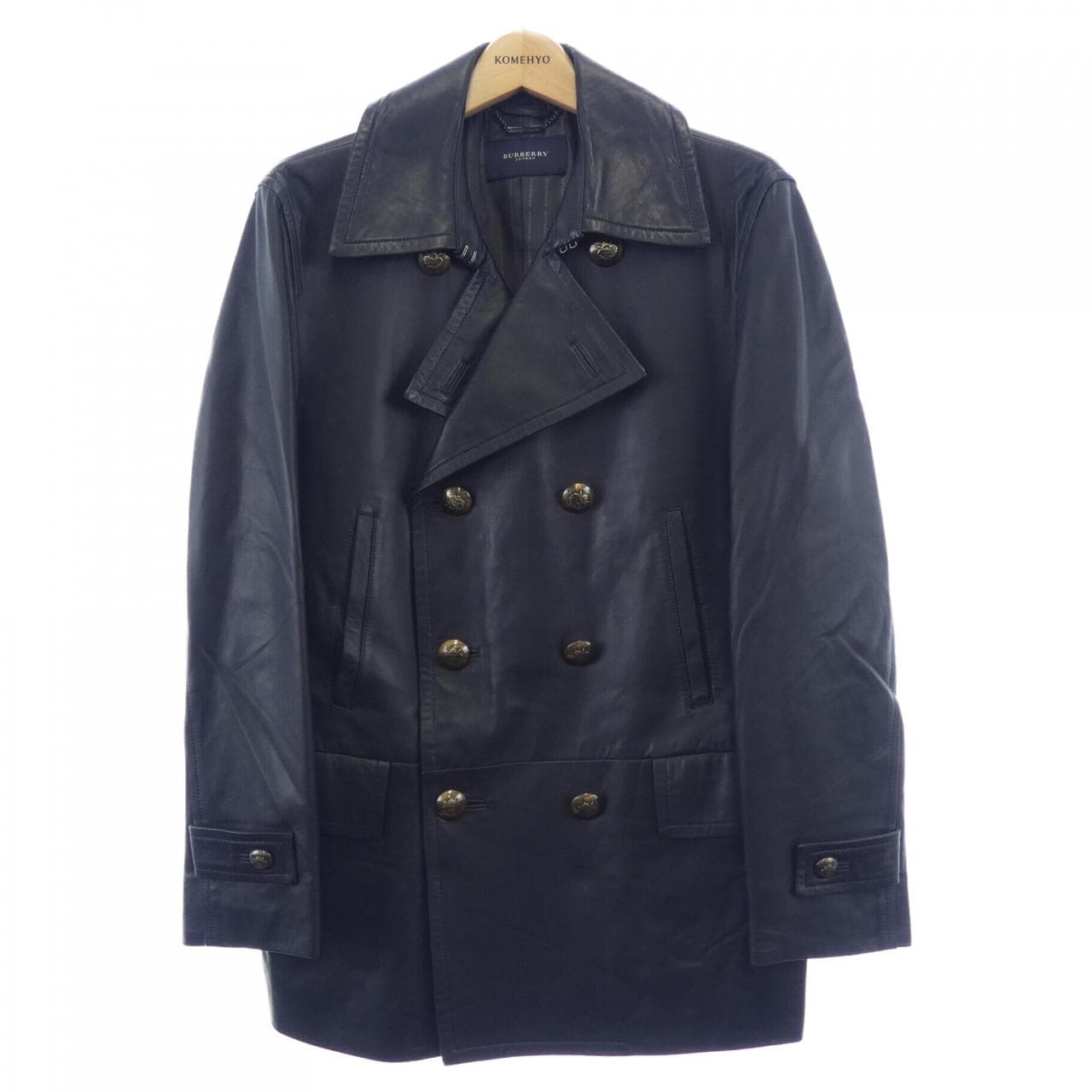 バーバリーロンドン BURBERRY LONDON レザーコート