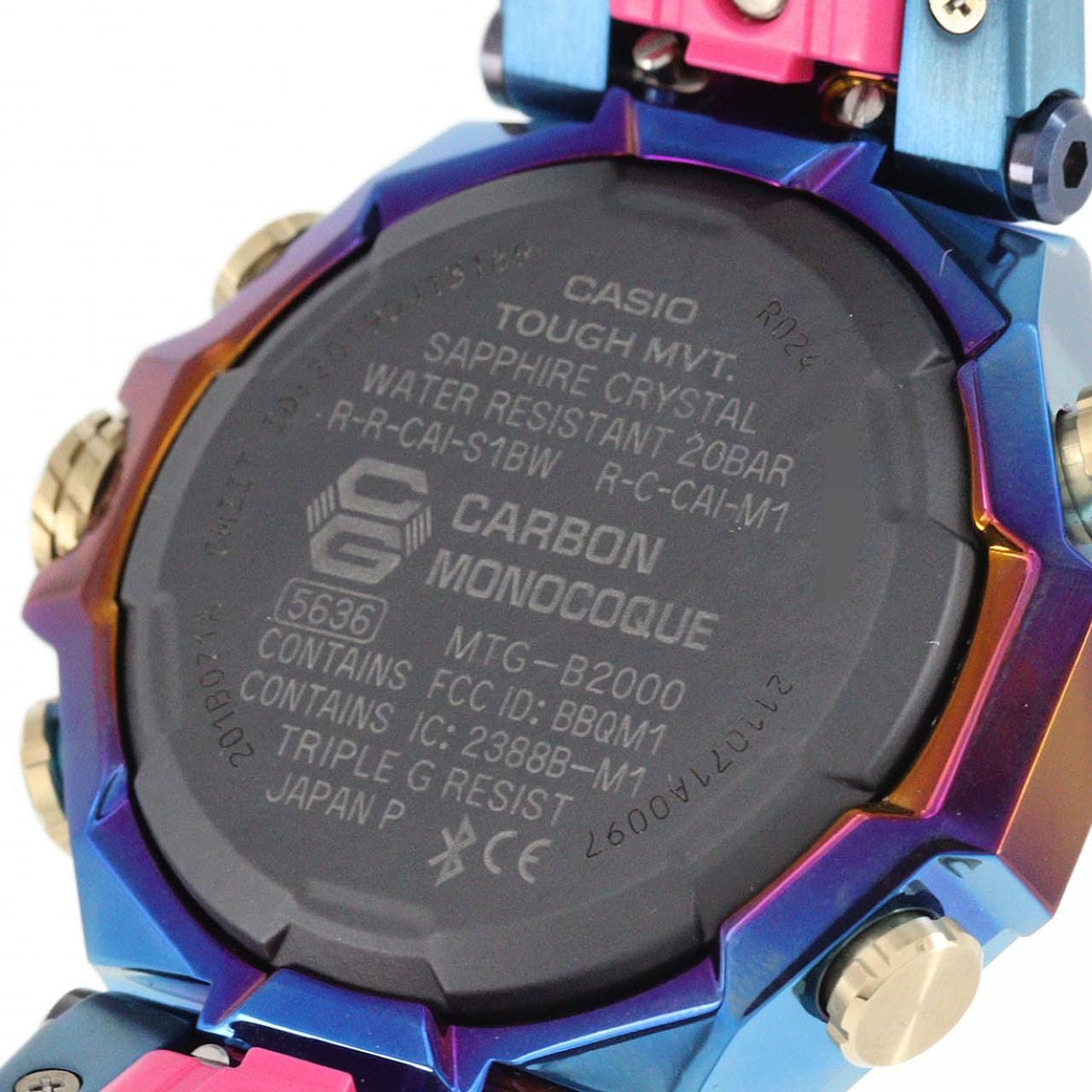 カシオ G-SHOCK･MT-G 電波時計 MTG-B2000PH-2AJR SS ソーラークォーツ