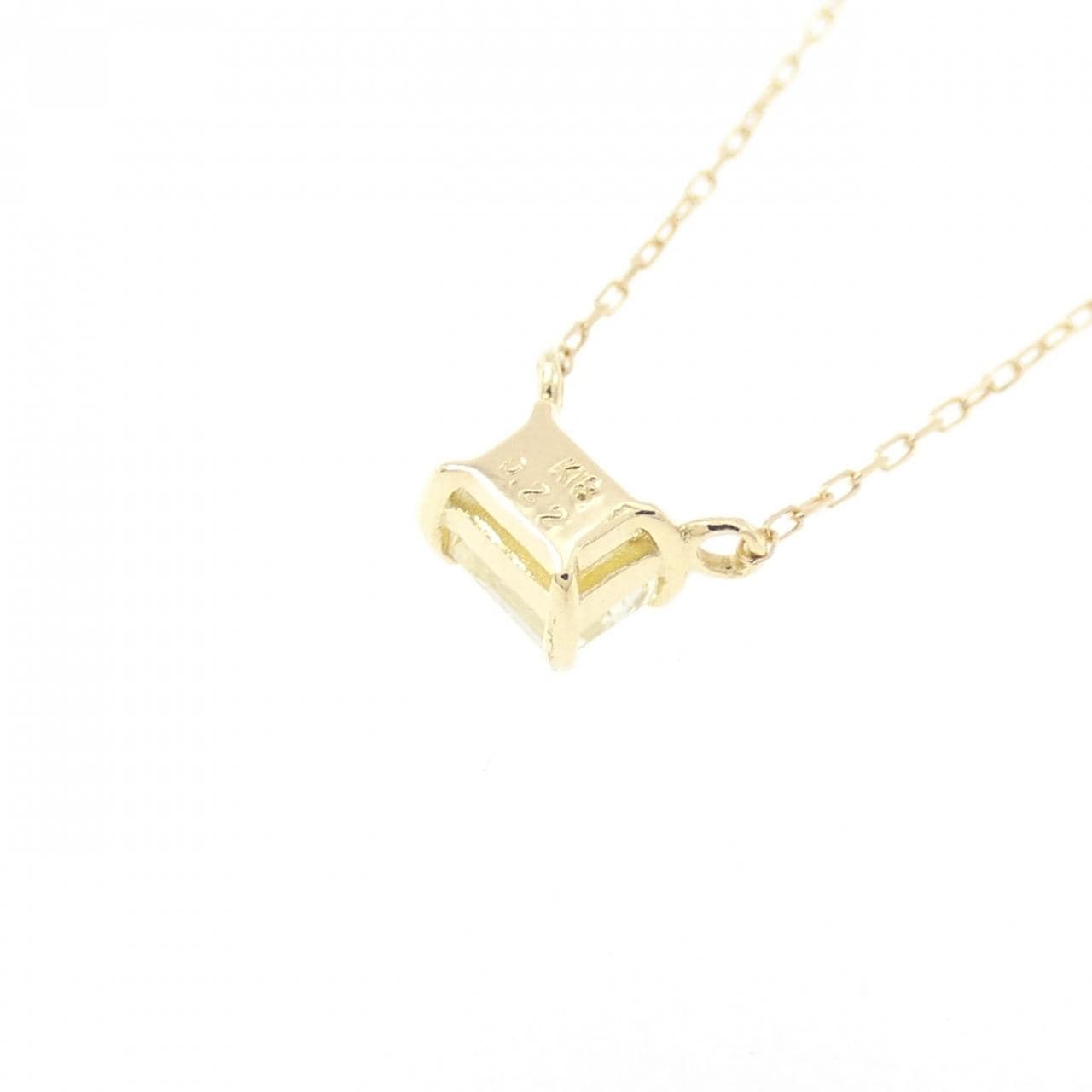K18YG ダイヤモンド ネックレス 0.22CT
