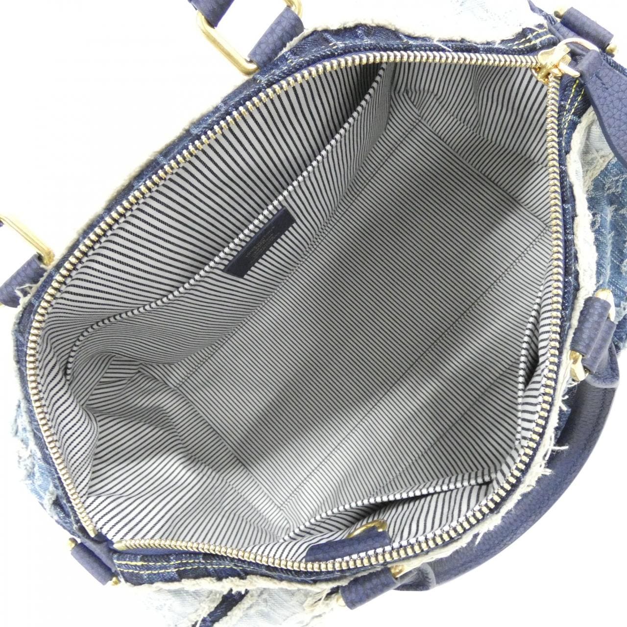 ルイヴィトン デニム ボロ ランドスケープ スピーディ バンドリエール 40cm M15277 ショルダーバッグ