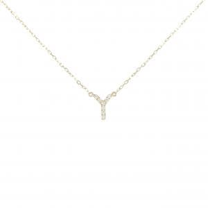 アーカー イニシャル ネックレス 0.03CT