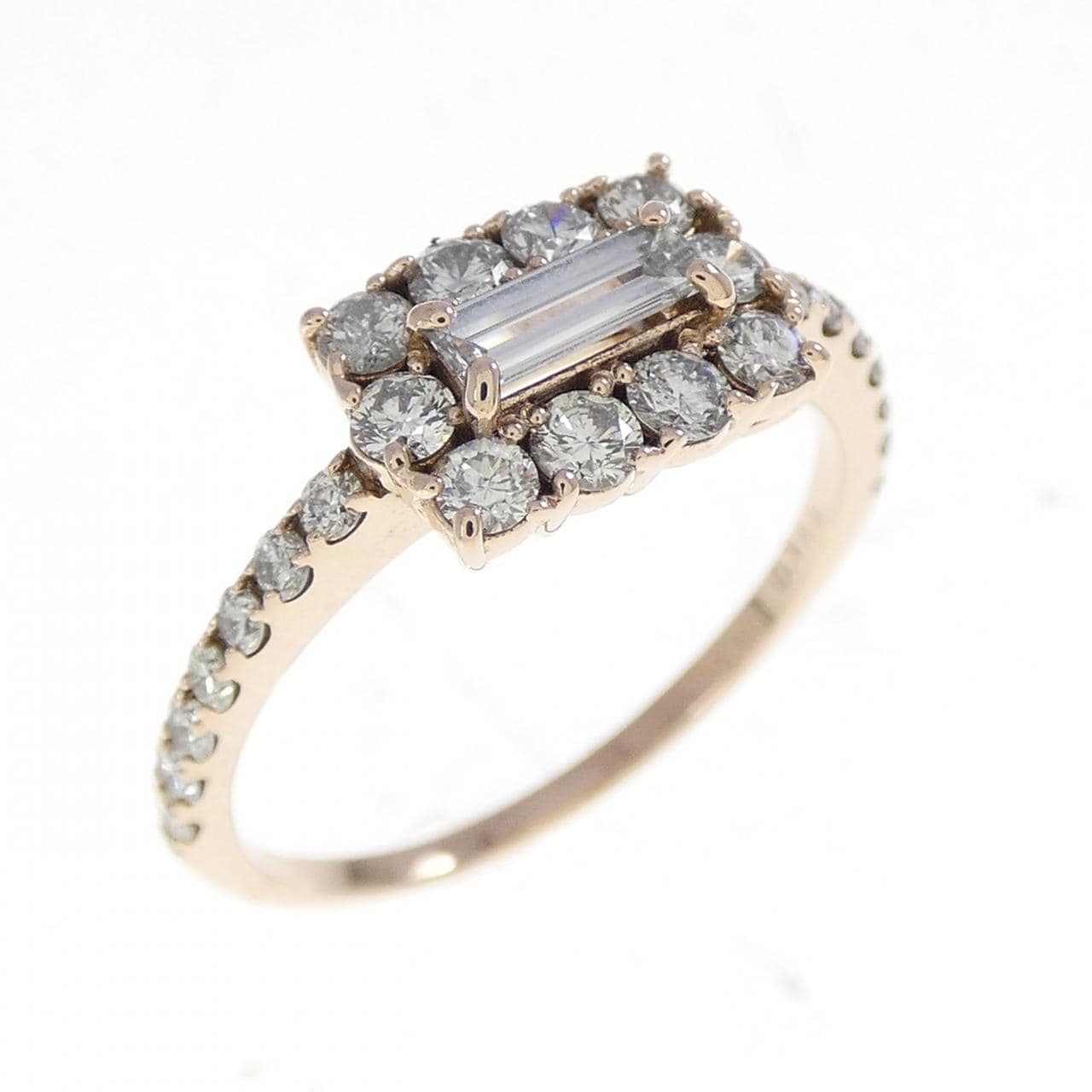 K18PG ダイヤモンド リング 0.144CT