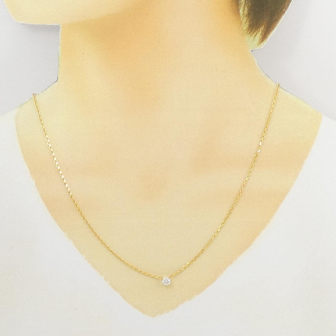 CARTIER LOVE Support Necklace 0.27CT G VS1 VG
