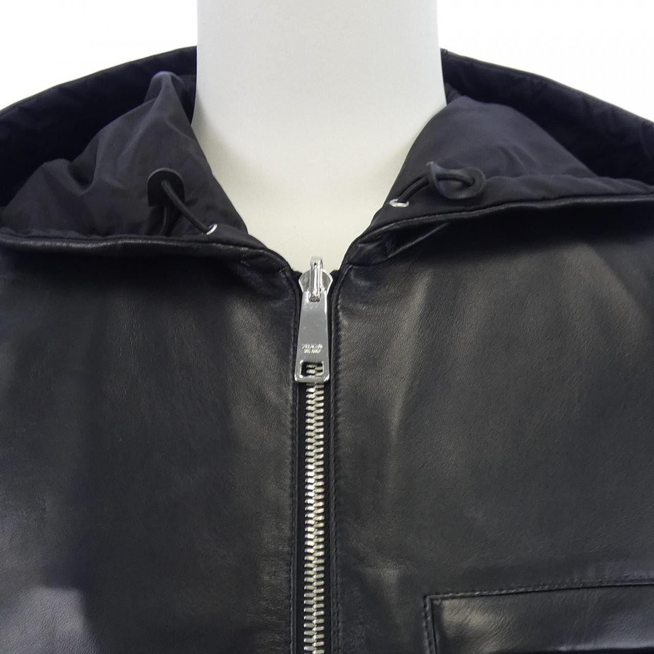 プラダ PRADA トライアングルロゴ UPW281 038 レザージャケット