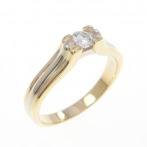 18KYG/18KWG ダイヤモンド リング 0.19CT