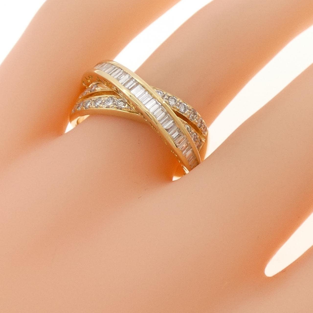 K18YG ダイヤモンド リング 1.00CT