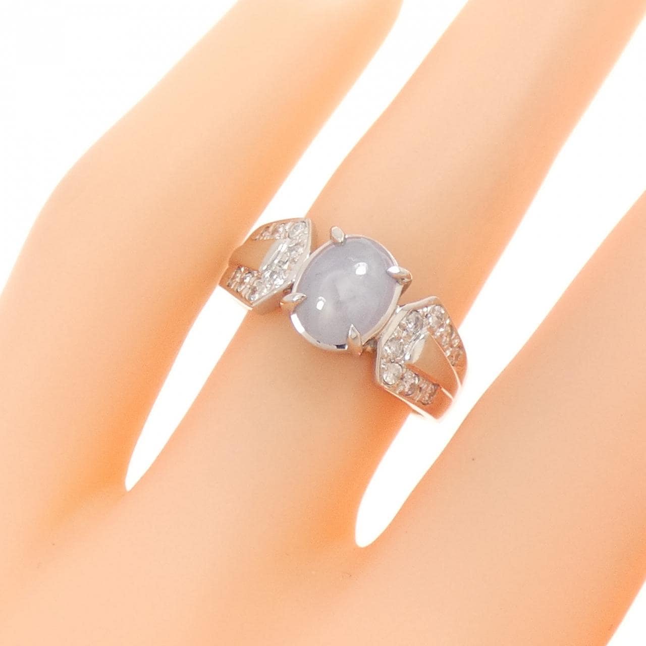 PT850 スターサファイヤ リング 2.32CT