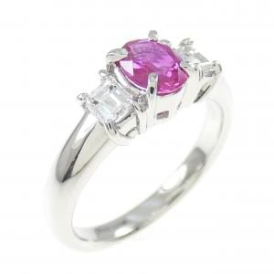 PT ルビー リング 0.46CT