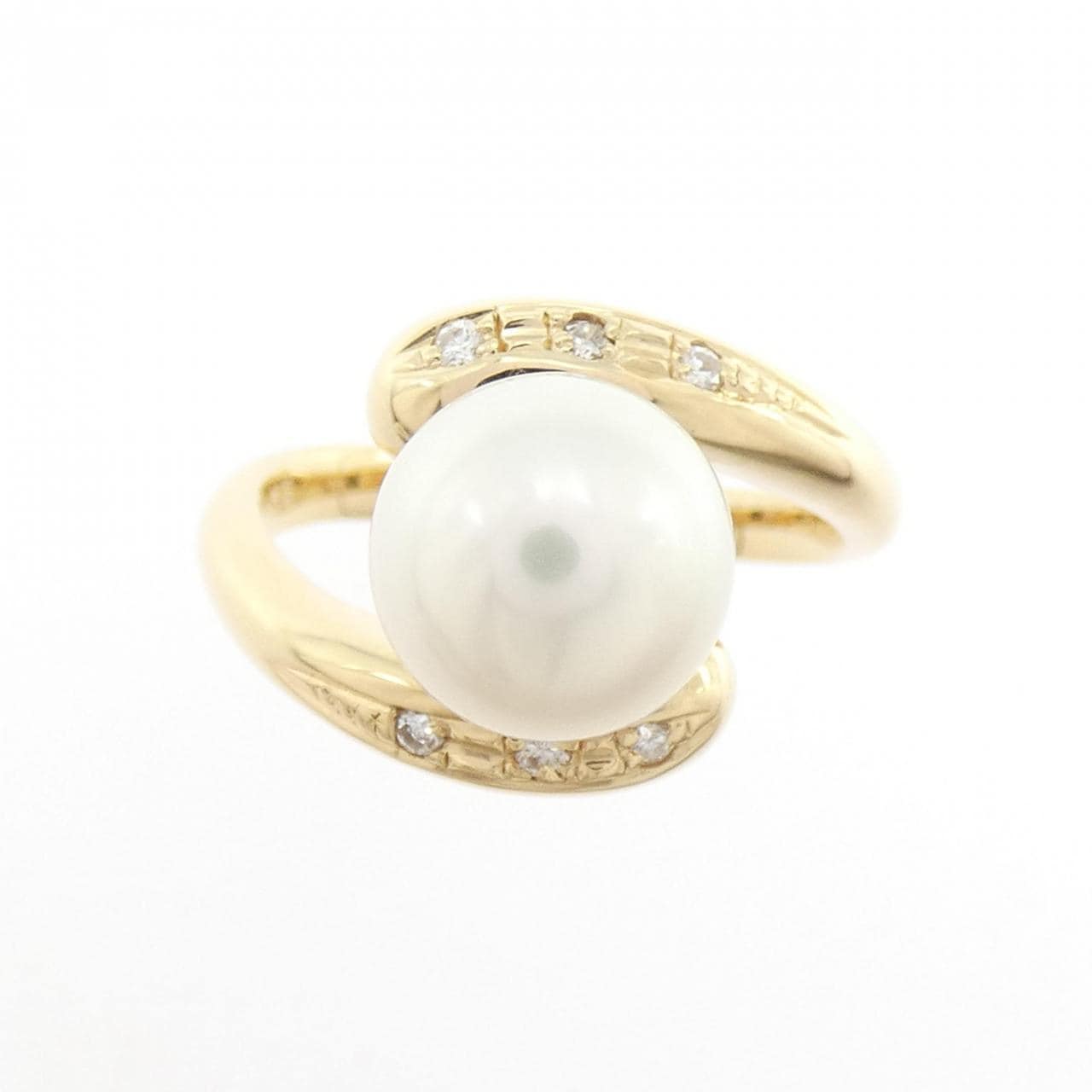 K18YG アコヤパール リング 8.6mm