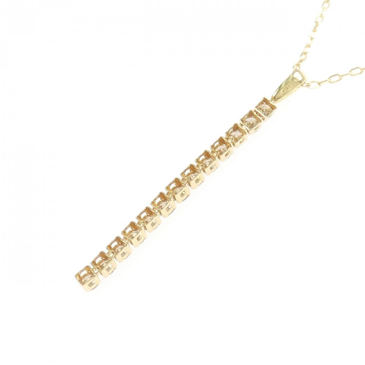 K18YG ダイヤモンド ネックレス 0.50CT