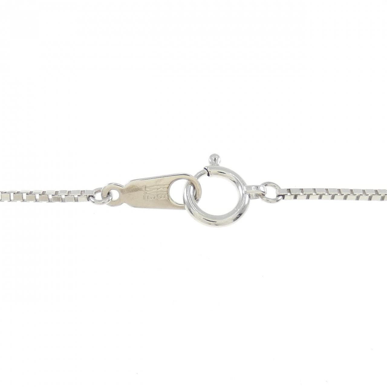 K18WG Butterfly Diamond Necklace 1.33CT