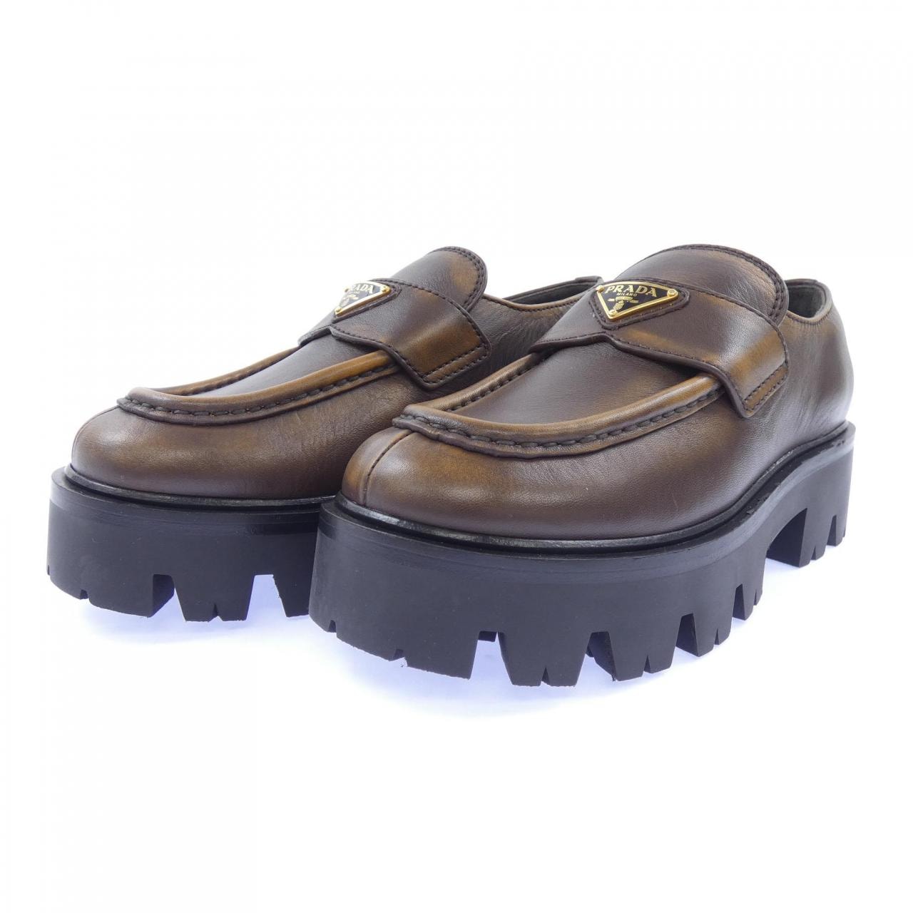 プラダ PRADA ローファー トライアングルロゴ 1D185O シューズ