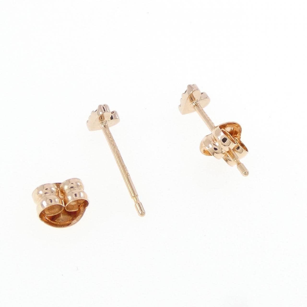 4゜C ハート ダイヤモンド ピアス