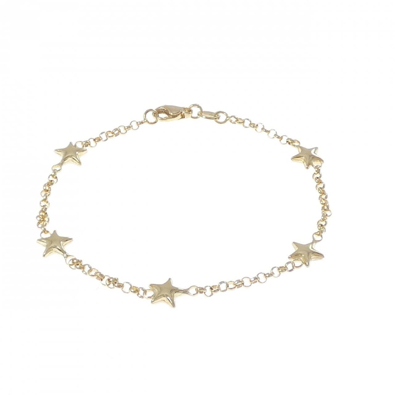 750YG スター ブレスレット