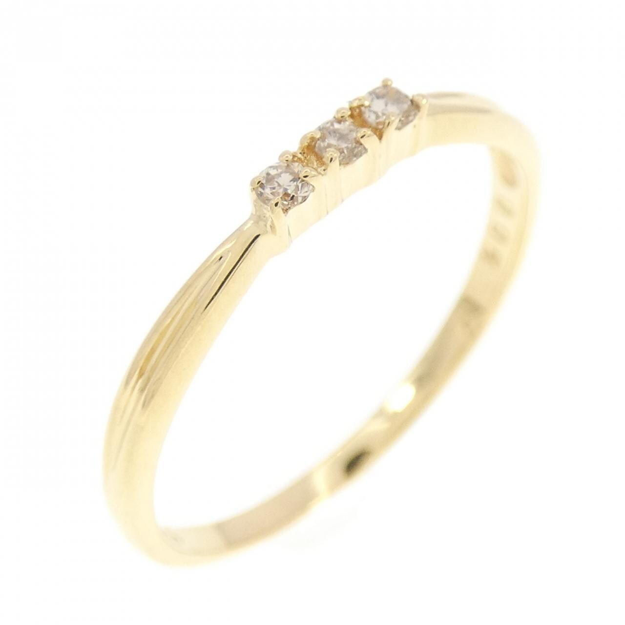 K18YG ダイヤモンド リング 0.05CT