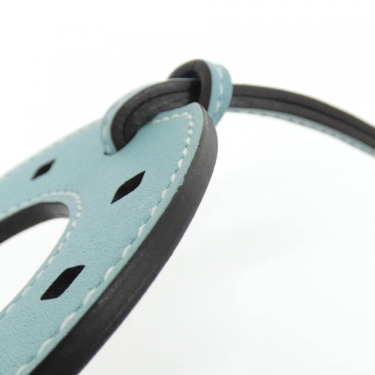 エルメス パドック フェールアシュバル バイカラー 073824CA バッグチャーム