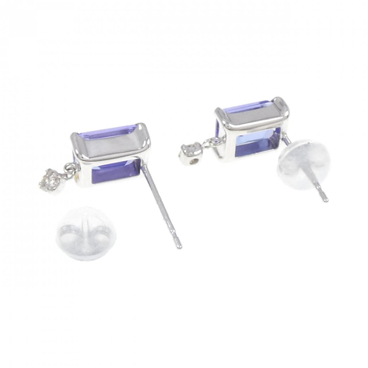 【リメイク】PT タンザナイト ピアス 1.86CT