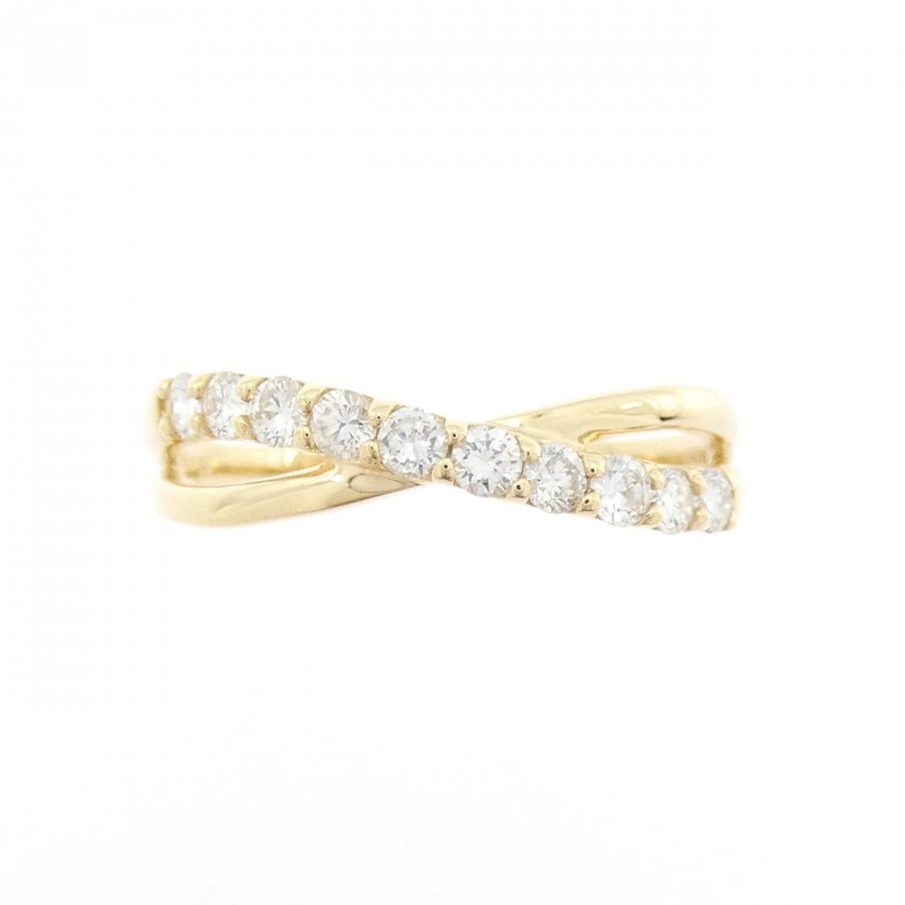 【リメイク】K18YG ダイヤモンド リング 0.30CT