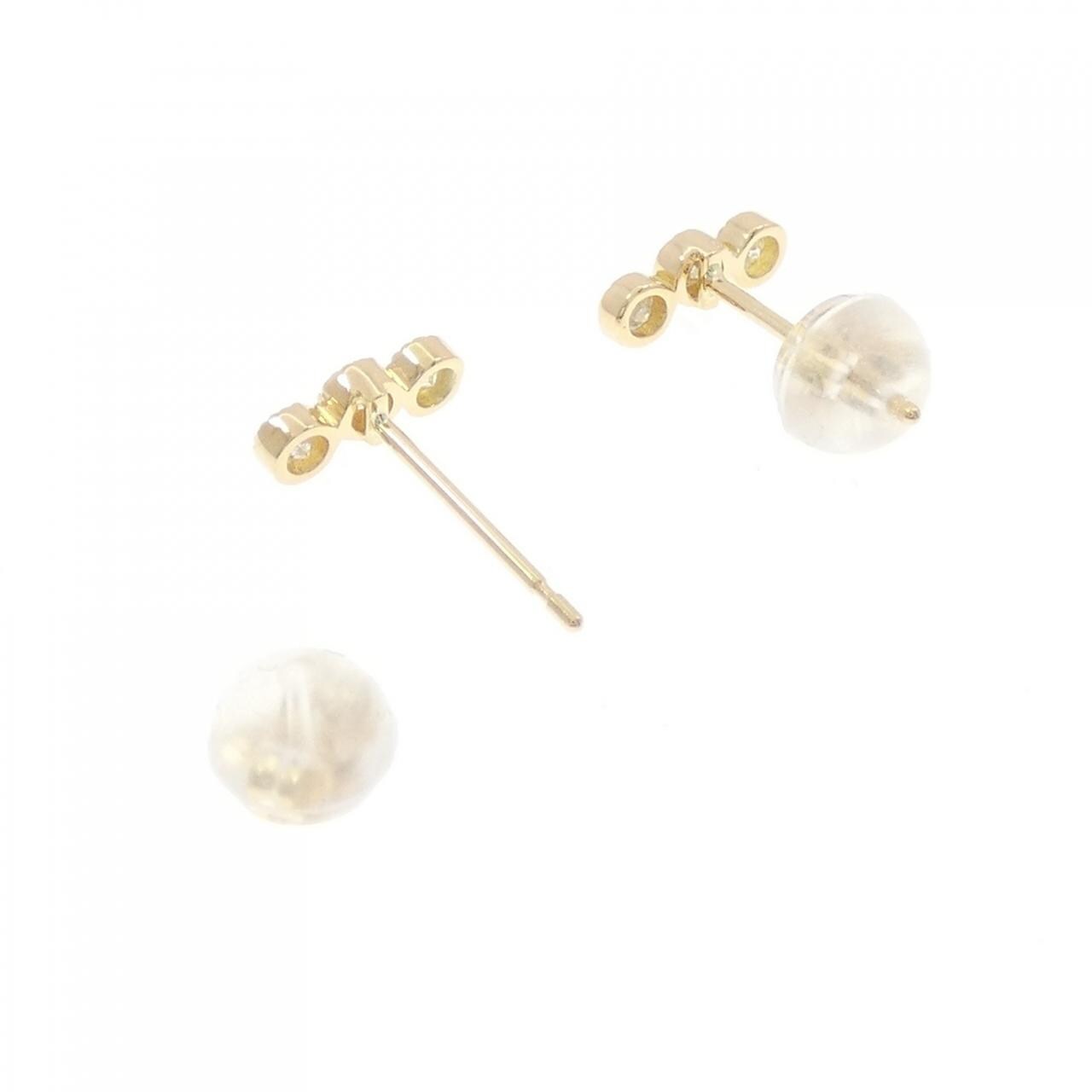 【リメイク】K18YG ダイヤモンド ピアス 0.20CT