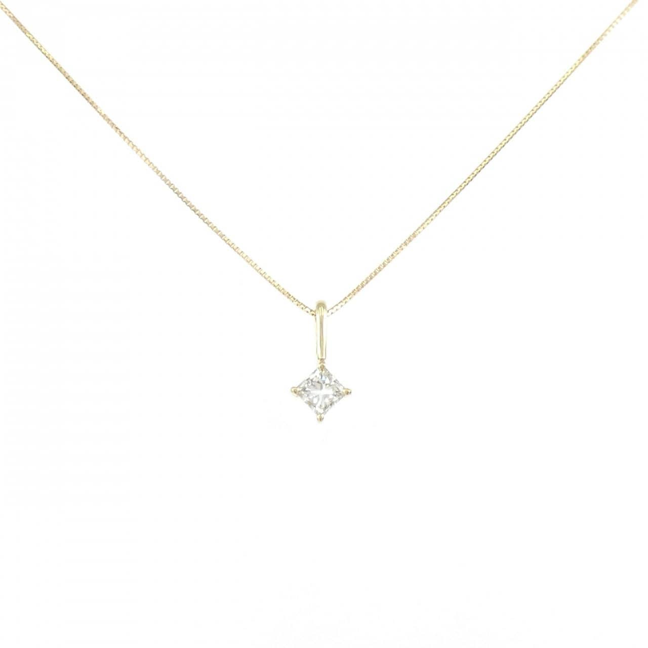 K18YG ダイヤモンド ネックレス 0.34CT