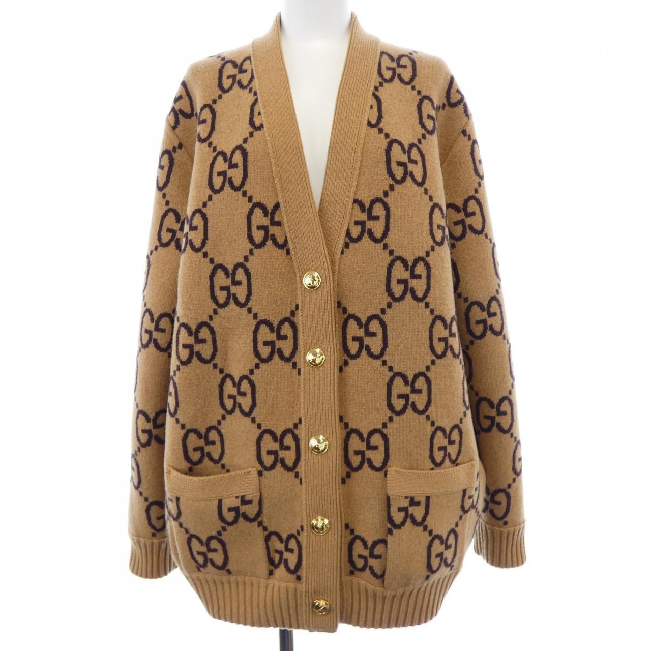 グッチ GUCCI リーバーシブル ウールニットカーディガン 699872 XKCFX カーディガン