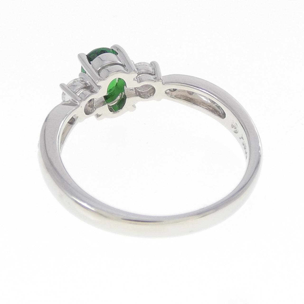 PT900 グリーンガーネット リング 0.52CT