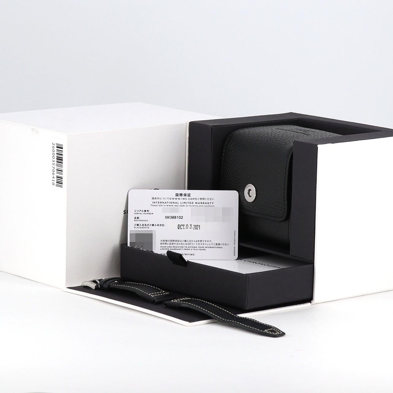 IWC パイロットウォッチクロノグラフ IW388102 SS 自動巻