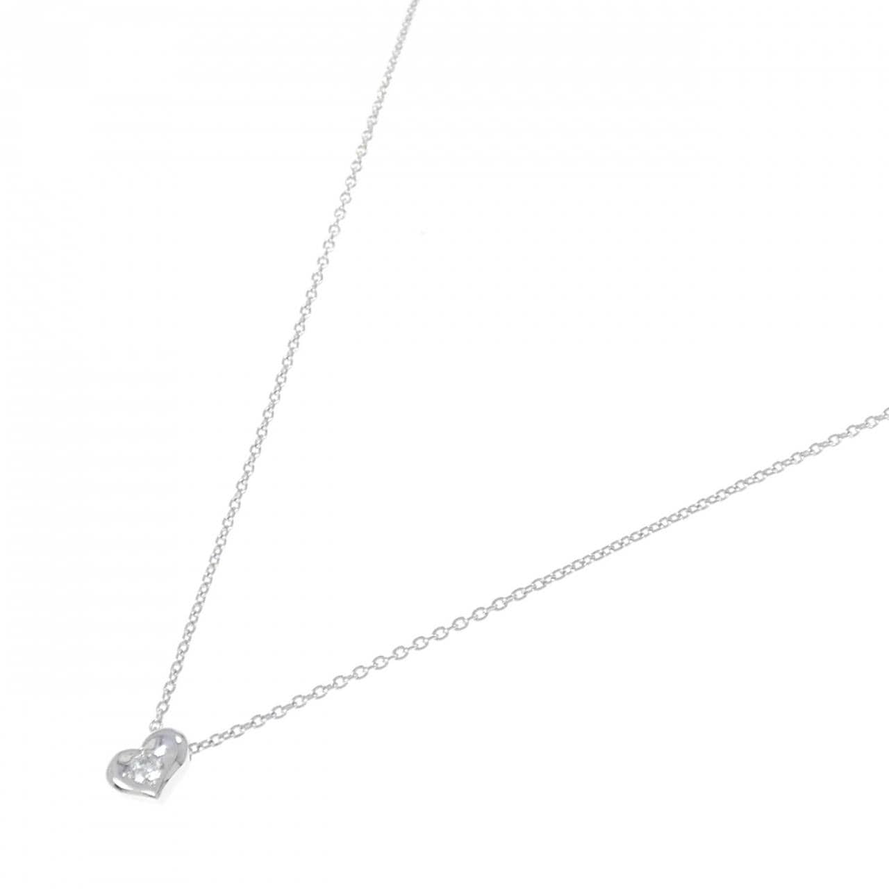 スタージュエリー ハート ダイヤモンド ネックレス 0.04CT