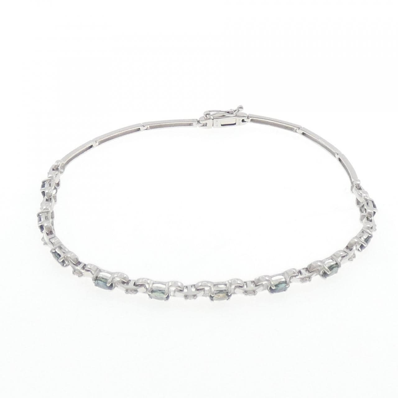 K18WG アレキサンドライト ブレスレット