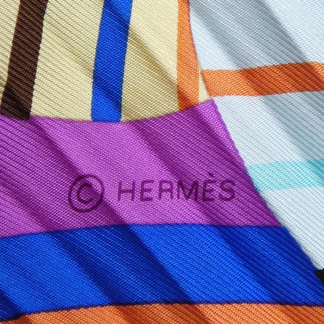 エルメス HERMES FLORES DES ESTE プリーツ ショール