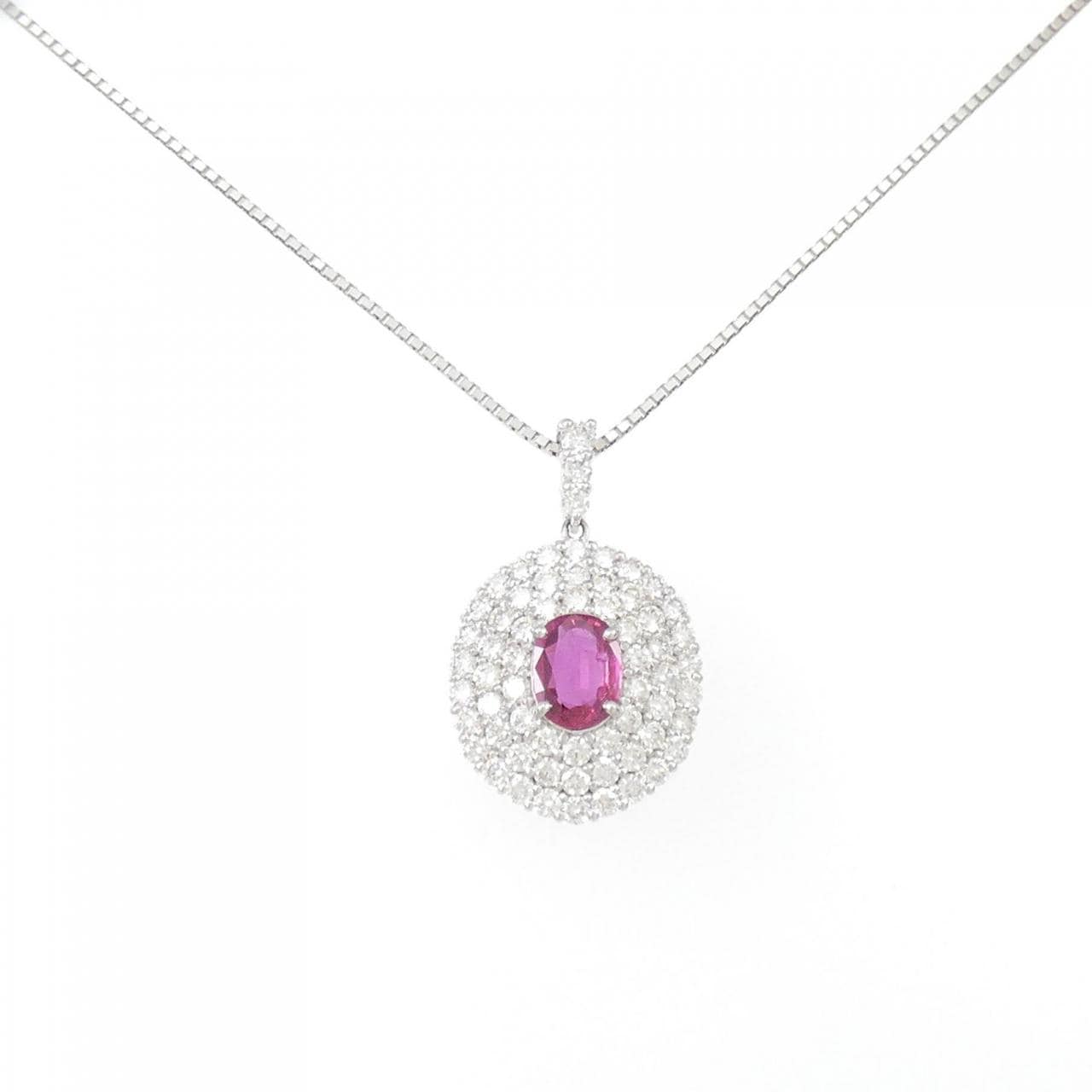 [Remake] PT Ruby Necklace Made in Thailand 1.030CT
