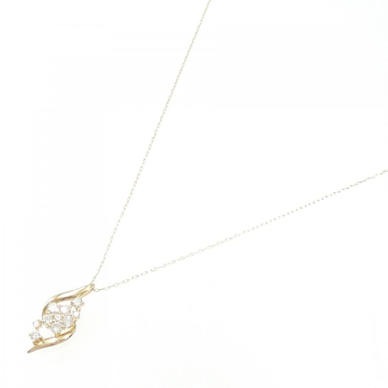 [Remake] K18YG Diamond necklace 0.30CT