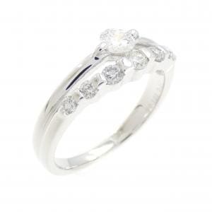 K18WG ダイヤモンド リング 0.188CT