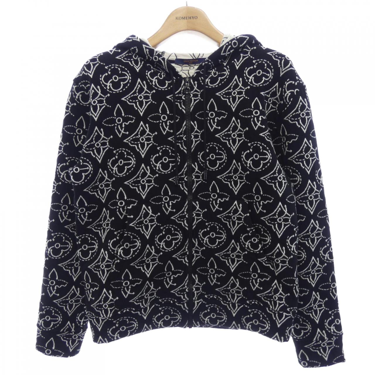 ルイヴィトン LOUIS VUITTON NBAストゥラティージクフラワーキルテッドフーディ HLY12WDM0 パーカー