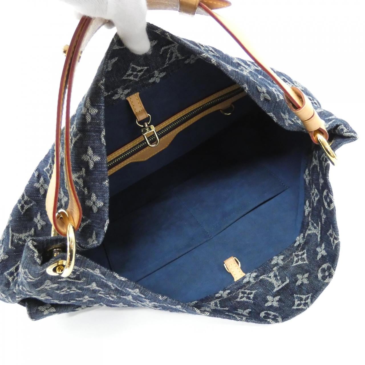 ルイヴィトン モノグラム デニム デイリー GM M40493 ショルダーバッグ