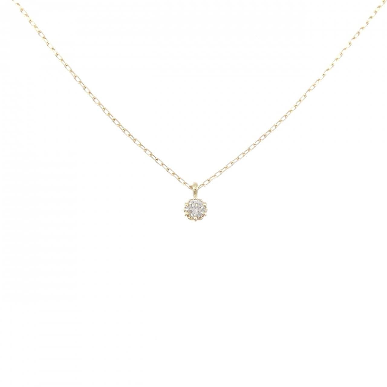 アガット ダイヤモンド ネックレス 0.05CT