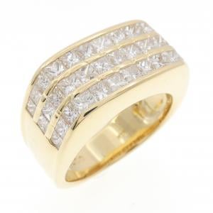 K18YG ダイヤモンド リング 2.00CT