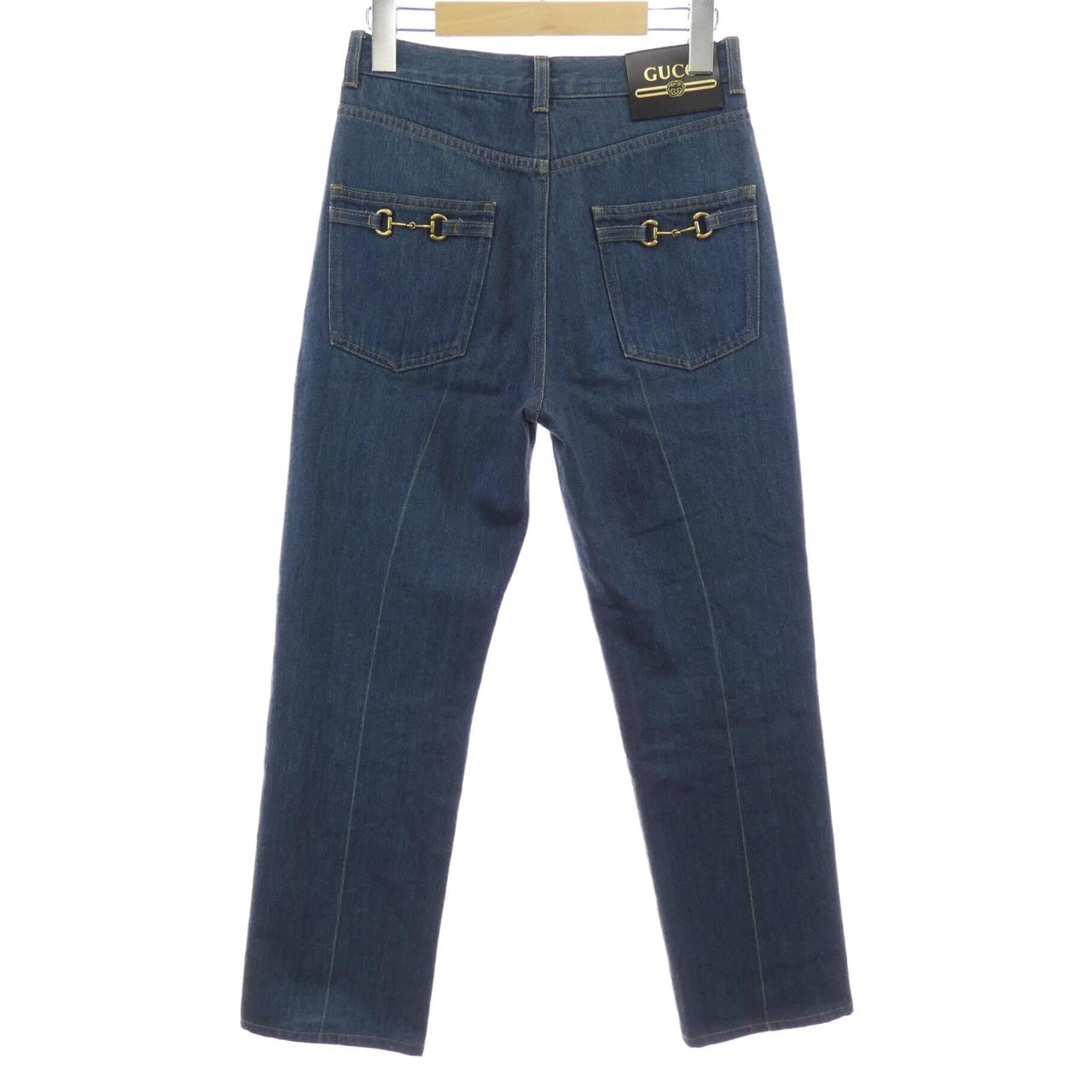 グッチ GUCCI ストレートレッグ デニムパンツ 666799 XDBQT ジーンズ