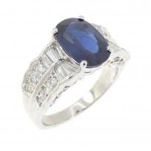 PT900 サファイヤ リング 2.41CT
